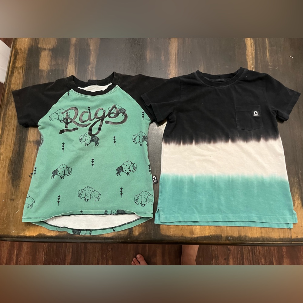 RAGS TODDLER SHIRTS 3T/4T BUNDLE: two shirts